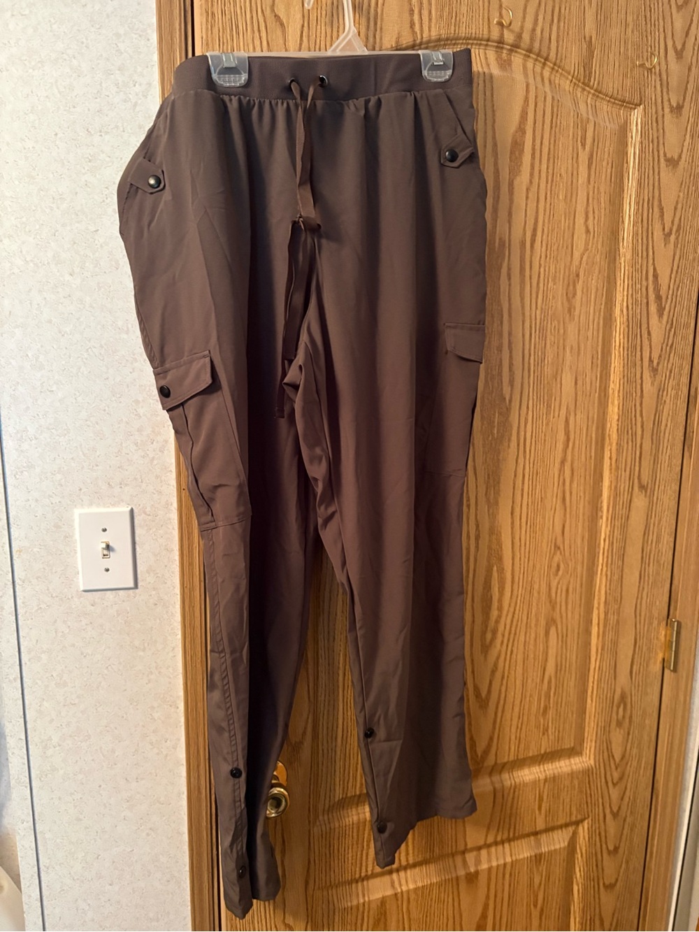 LuLaRoe Men's Cargo Pants in Chocolate Brown